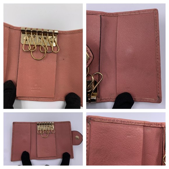 Authentic Gucci GG Pink 6-ring Key holder - Picture 5 of 8